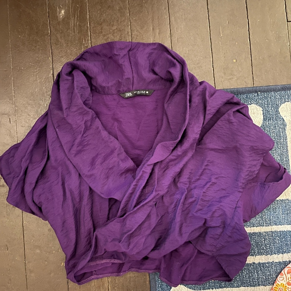 Purple Zara blouse xs